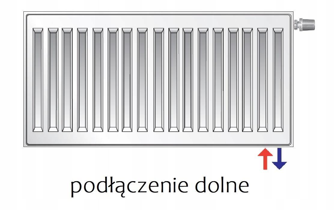 Grzejnik stalowy IDMAR V22 500X1200 CV 22 1616W DOLNY 48h