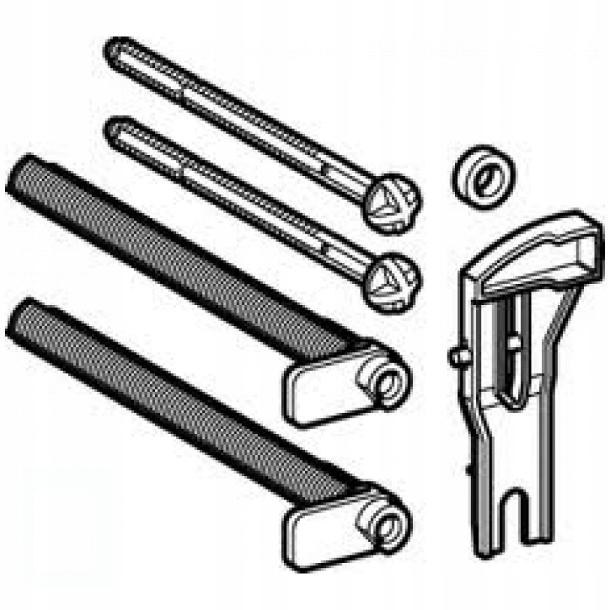 GEBERIT Zestaw popychaczy i bolców dystansowych Delta