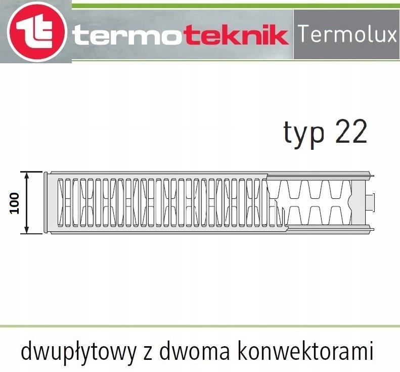 Grzejnik stalowy GRUPA STELRAD TERMOTEKNIK CV22 200x1600 V 22 DOLNY