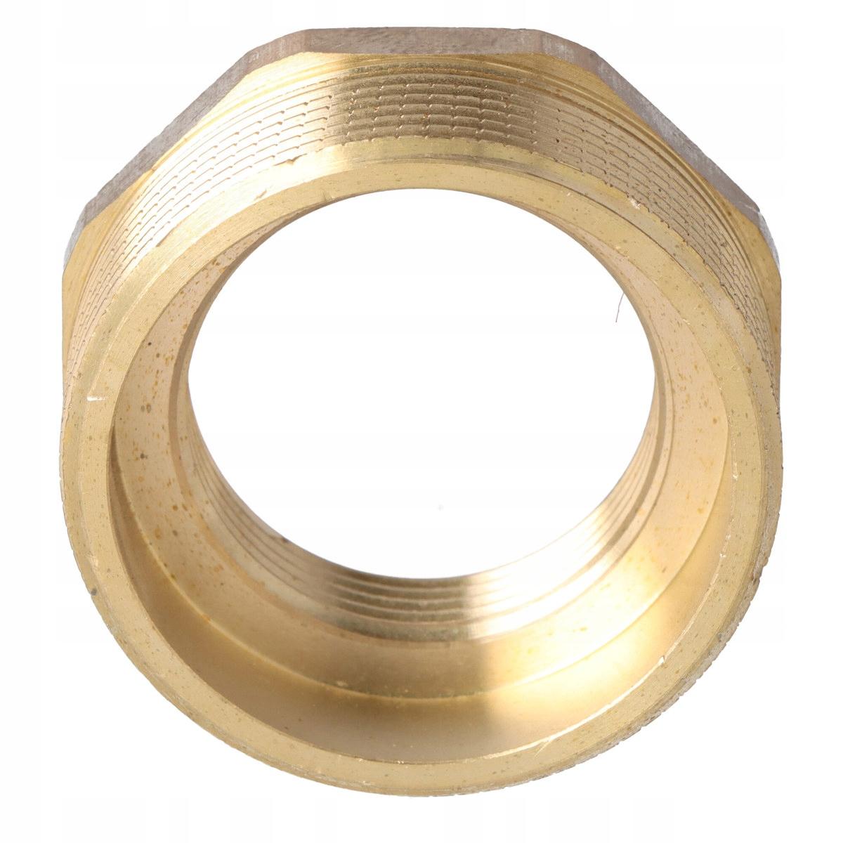 Redukcja mosiężna 2x5/4 żółta