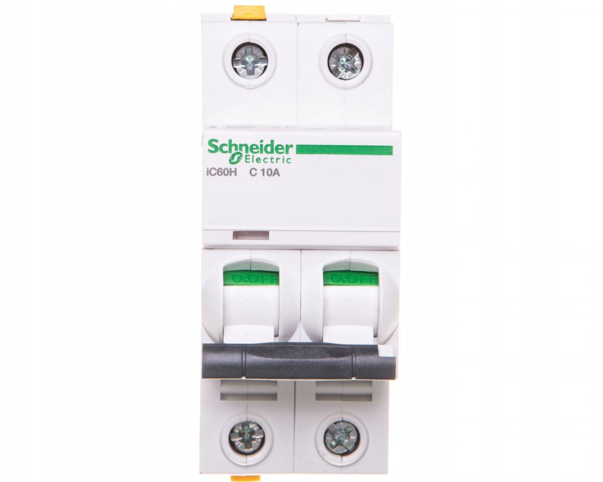 SCHNEIDER ELECTRIC Wyłącznik nadprądowy iC60H-C10-2 C 10A 2-biegunowy