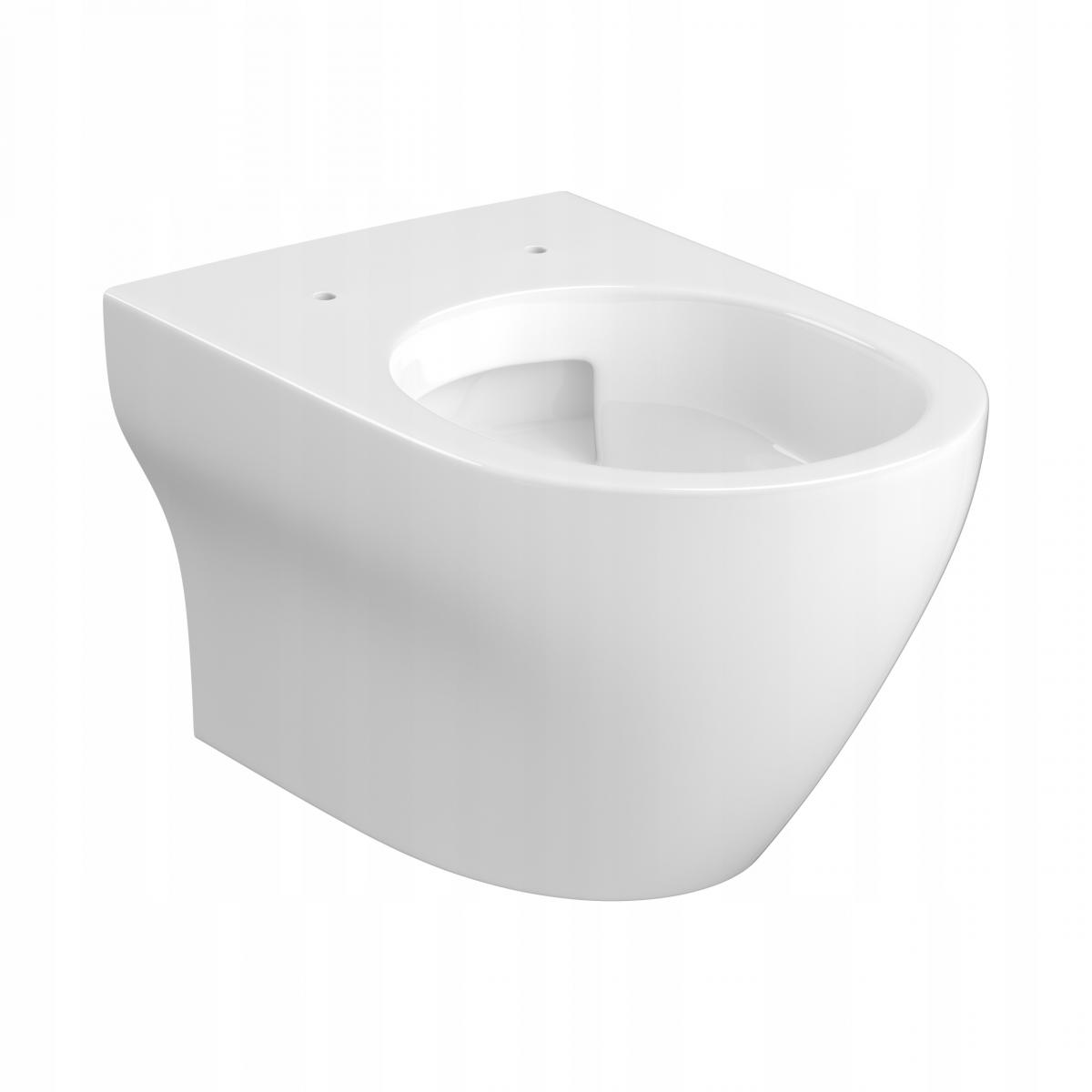 Zestaw C201 miska zawieszana LARGA PRO OVAL VORTEX , deska Larga slim wrap