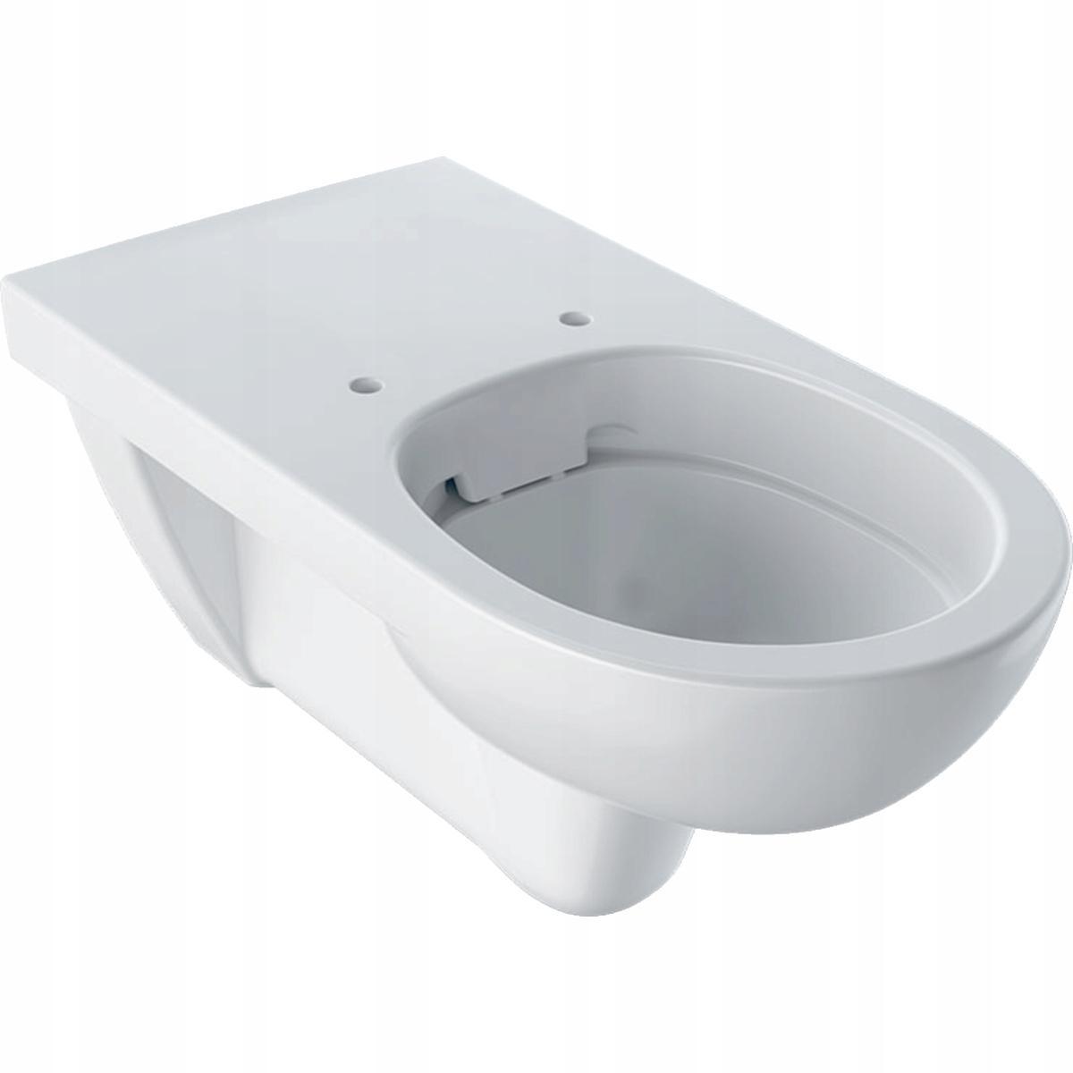 Miska wisząca WC Selnova Comfort lejowa, B35.5 cm, H34 cm, T70 cm, długa, R