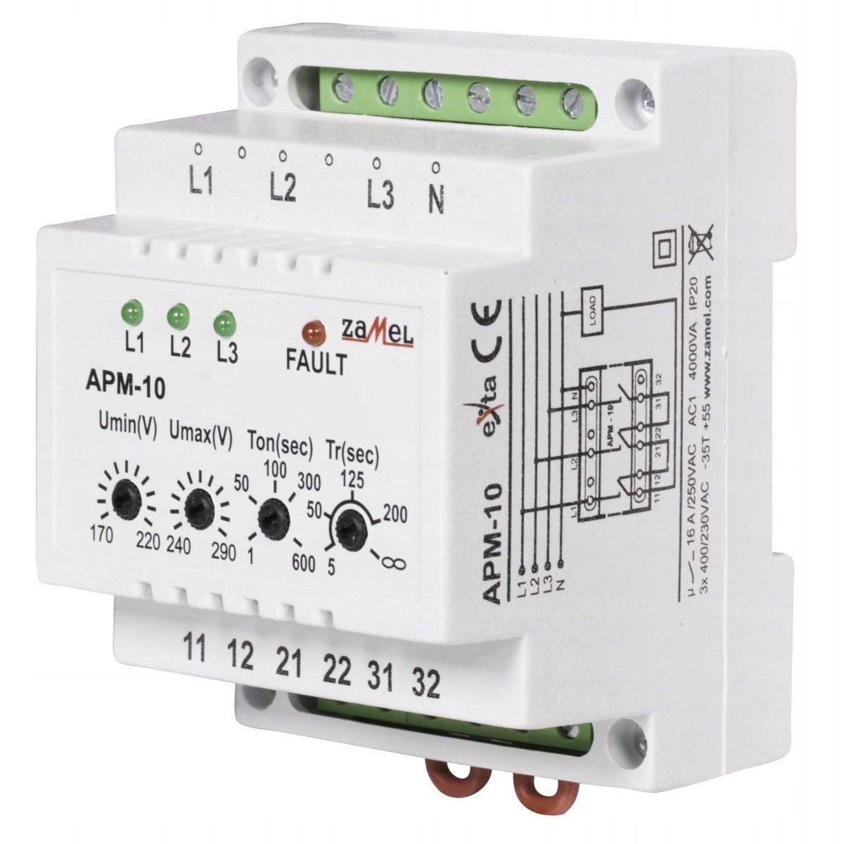 ZAMEL Automatyczny przełącznik faz APM-10