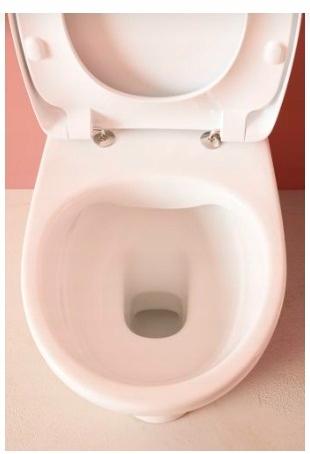 ROCA VICTORIA Miska WC do kompaktu Rimless 65,5 cm, o/poziomy