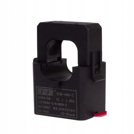 F&F Miniaturowy przekładnik prądowy z otwieranym rdzeniem 400-5A TOM-400-5
