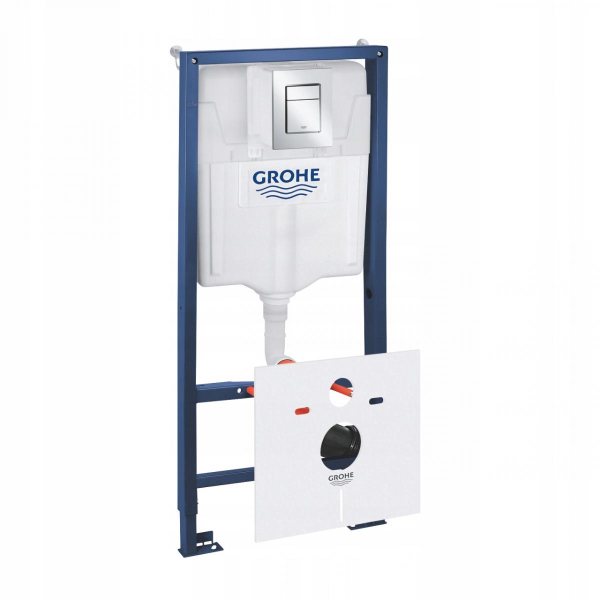 Stelaż do WC GROHE Rapid SL 5w1 w komplecie: stelaż+Fresh+przycisk Skate