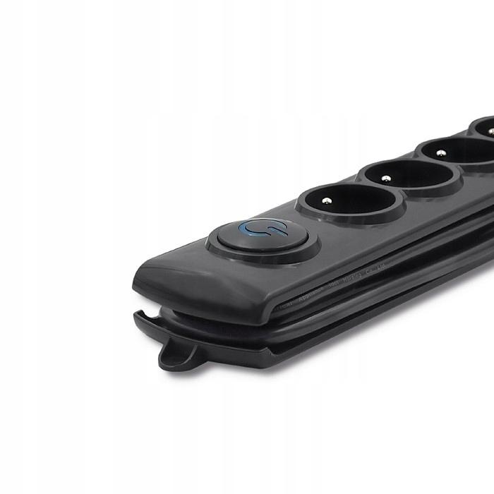 QOLTEC Listwa antyprzepięciowa Quick Switch 4 gniazd 2.5m