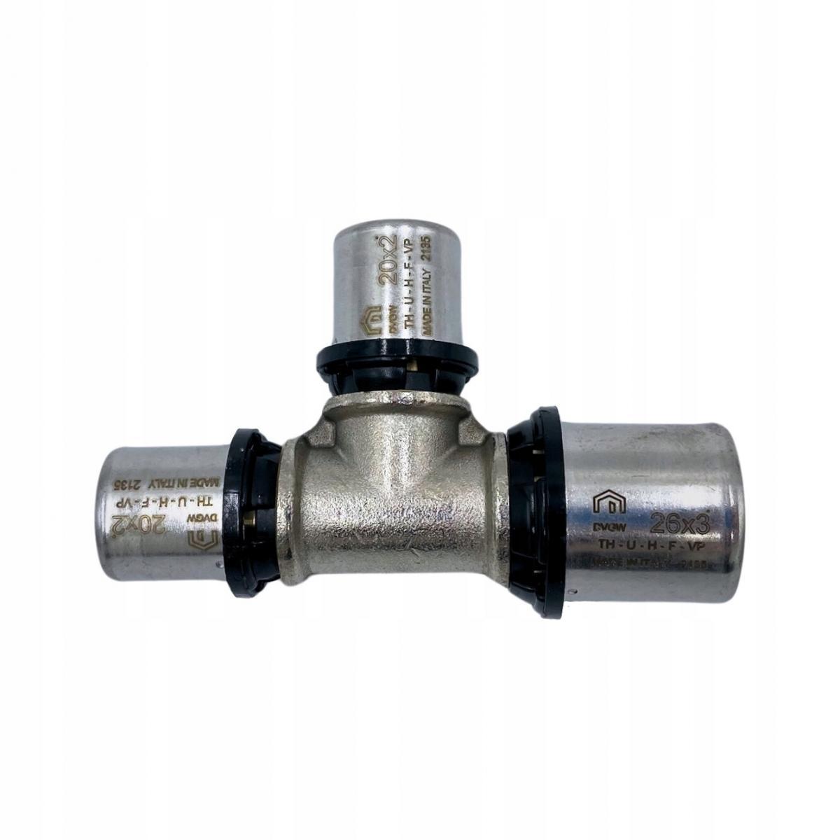 Trójnik redukcyjny PURMO CLEVERFIT 26x20x20