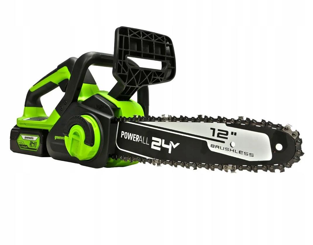 Pilarka Łańcuchowa Greenworks Gd24Cs30K4 Zestaw Ładowarka + Aku 4 Ah 24V