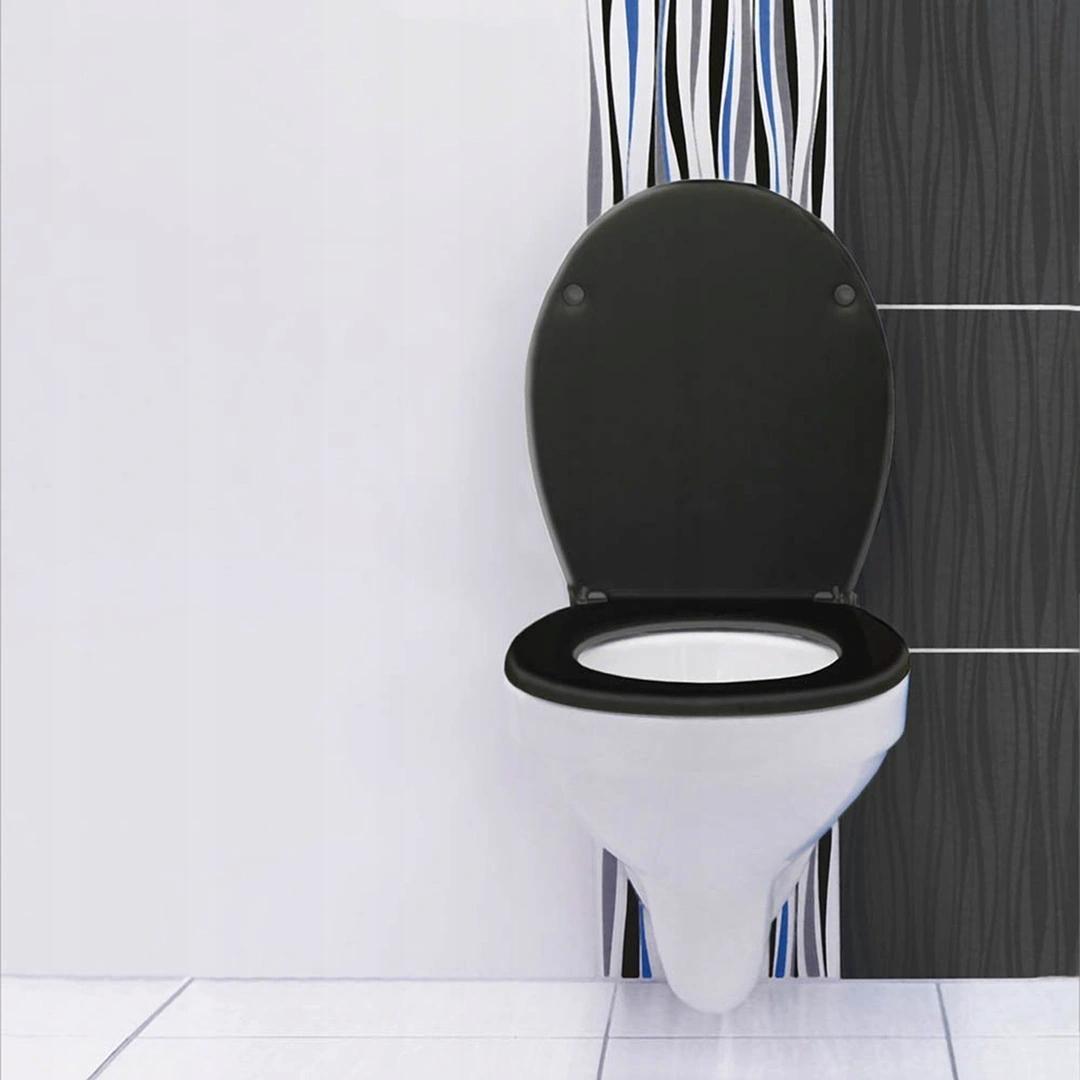 Deska sedesowa czarna ABS