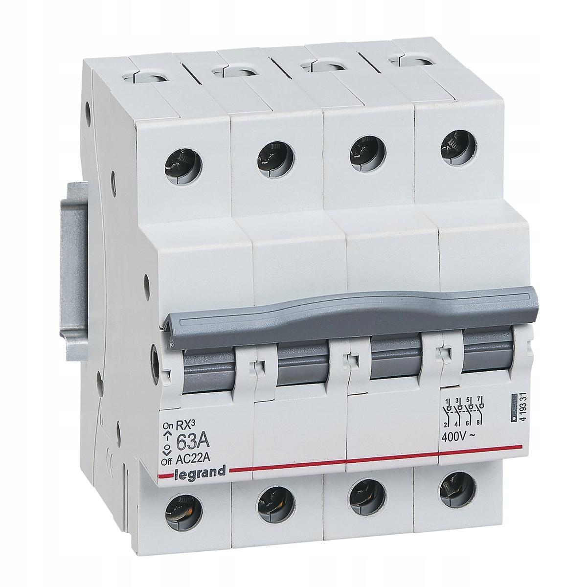 LEGRAND Rozłącznik izolacyjny RX3 63A 4P