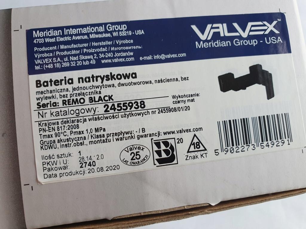 Bateria prysznicowa Loft Black, Black mat