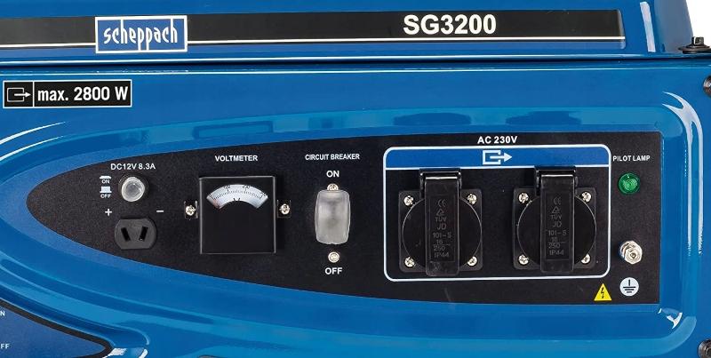 SCHEPPACH Generator prądotwórczy Scheppach SG3200 6,5 PS 2800W