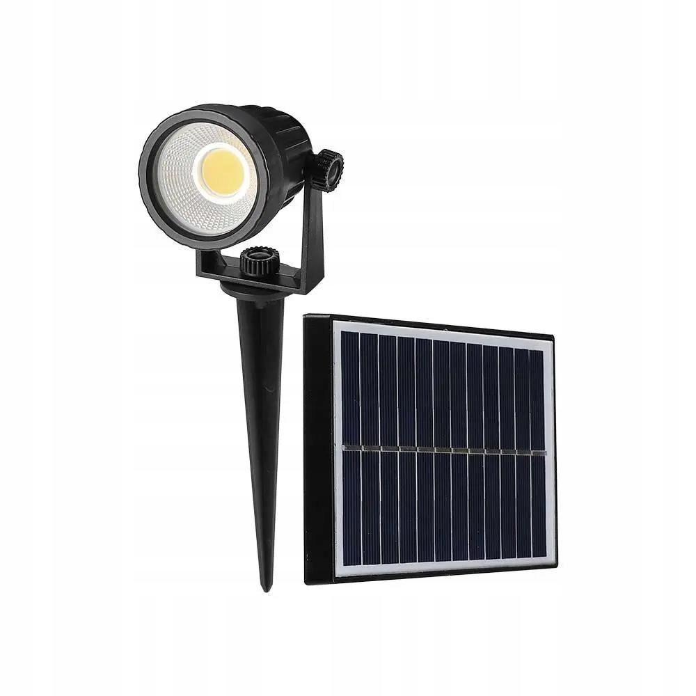 Oprawa Gruntowa Ogrodowa Wbijana LED V-TAC Solarna 2W IP65 VT-952 3000K 40l