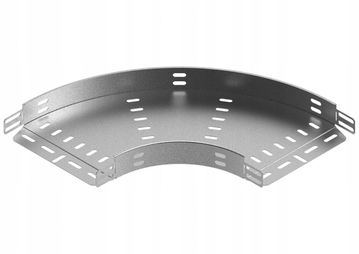 BAKS Kolanko 90° KKPJ100H60, grubość blachy 1,0mm