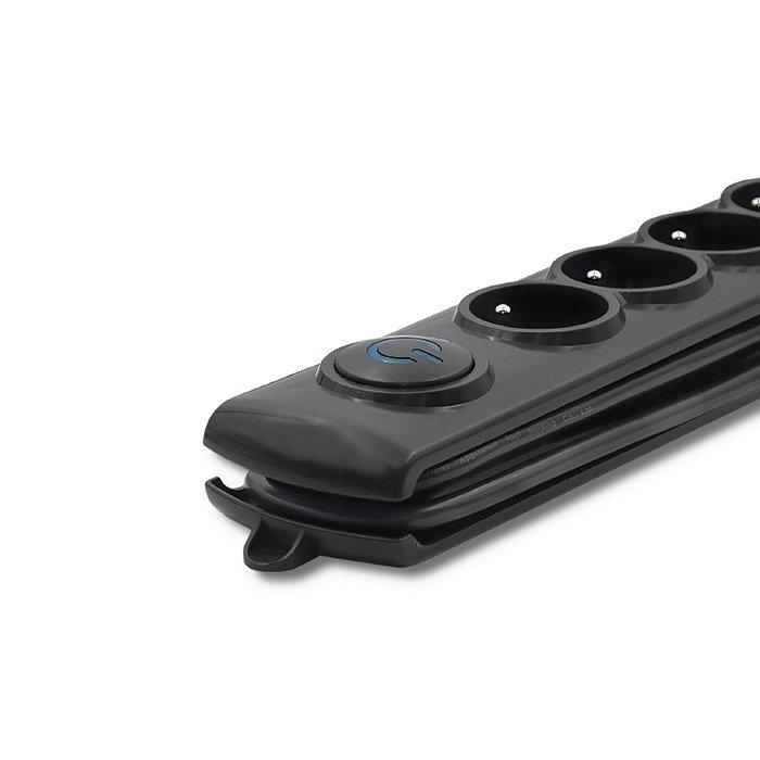 QOLTEC Listwa antyprzepięciowa Quick Switch 8 gniazd 3m