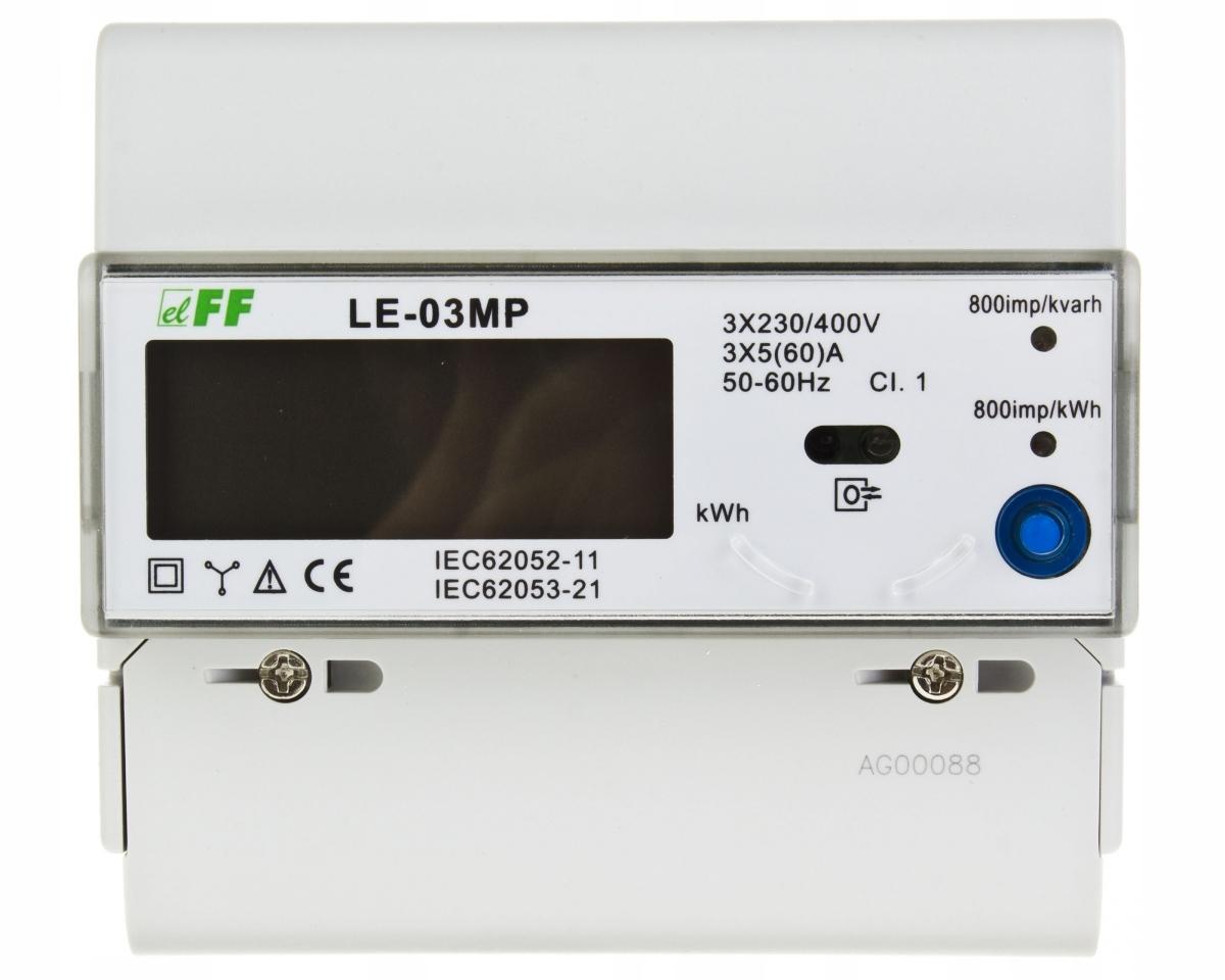 F&F Licznik energii elektrycznej MODBUS RS-485 -trójfazowy LE-03MP
