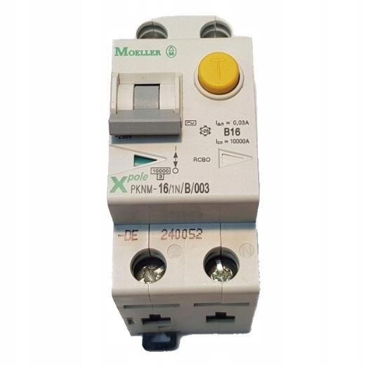 Wyłącznik nadprądowy z modułem różnicowym 1+N-biegunów PKNM-16/1N/B/003-MW