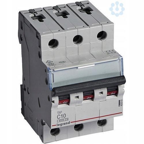 LEGRAND Wyłącznik nadprądowy S 303 3P C 10A 6000A TX3