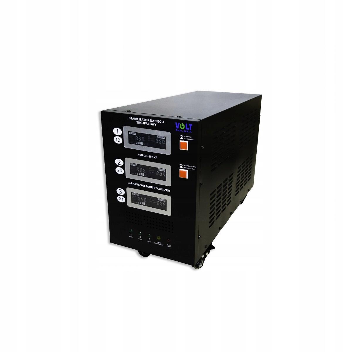 VOLT Stabilizator napięcia trójfazowy AVR PRO 25000VA 3% SERVO 3-F