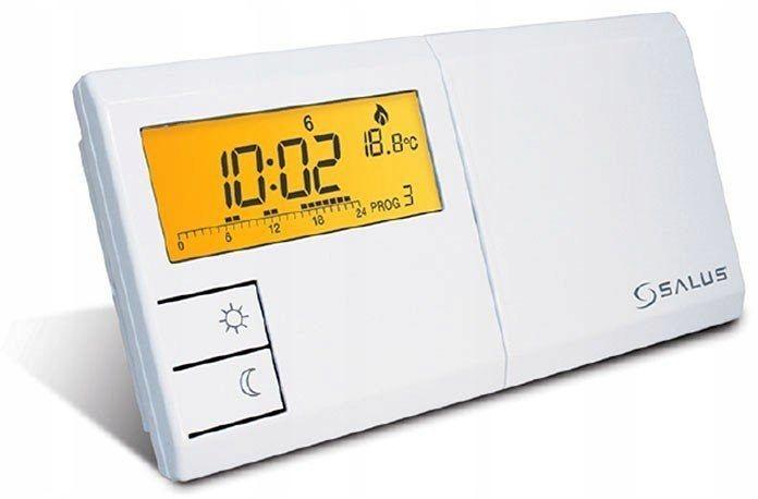 Salus przewodowy, natynkowy elektroniczny termostat 091FLv2, tygodniowy