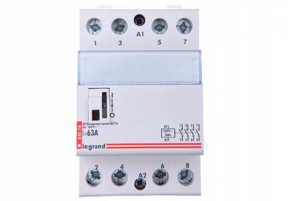 LEGRAND Stycznik modułowy SM 363 63A 230V 4NO