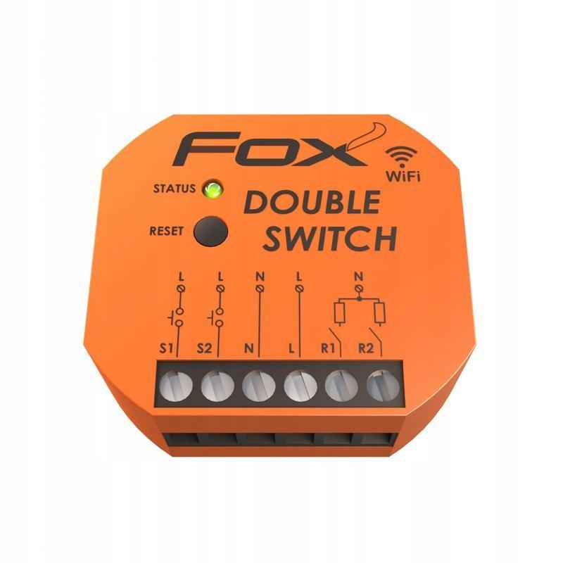 F&F STEROWNIK 2 KANAŁOWY OŚWIETLENIA LED 12/24V Wi-Fi DOUBLE LED FOX
