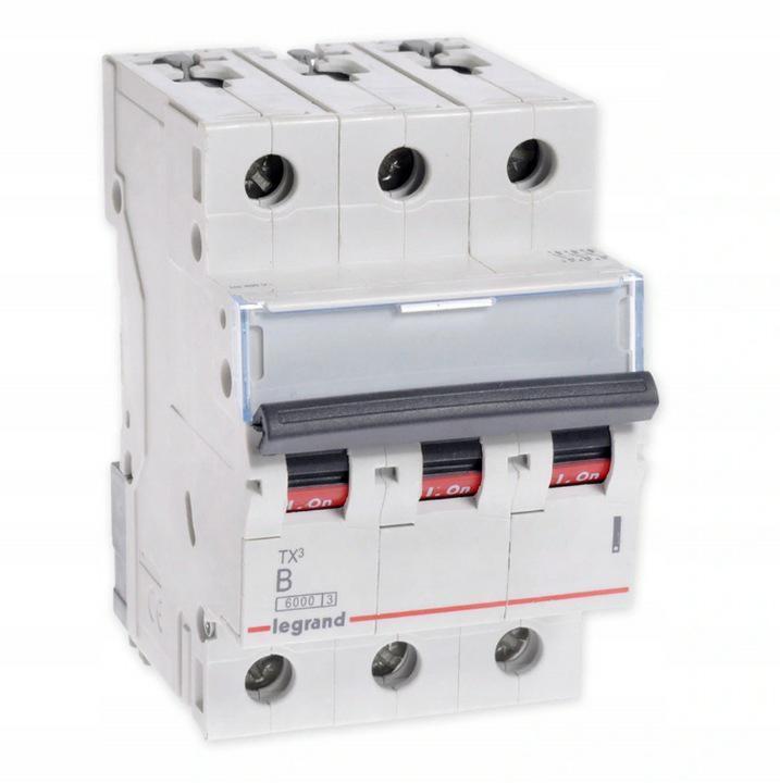 LEGRAND Wyłącznik nadprądowy S 303 3P B 50A 6000A TX3