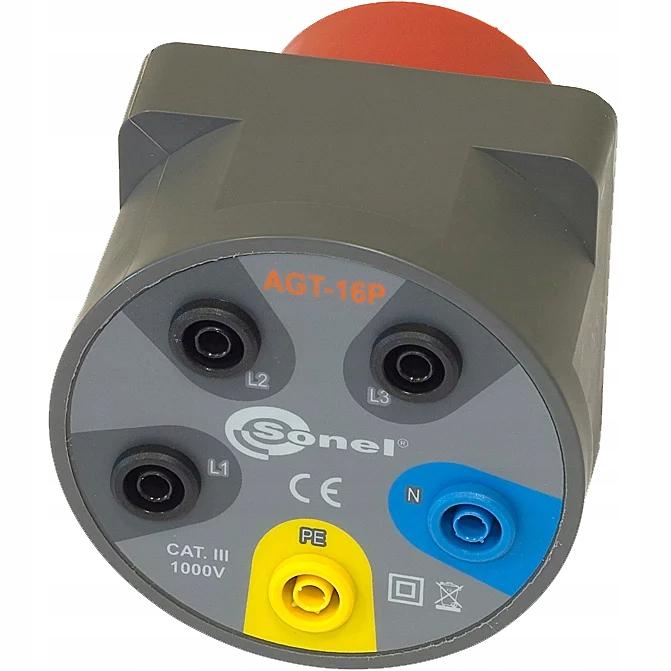 SONEL Adapter AGT-16A gniazda bananowe 5-pin