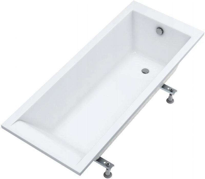 ONNLINE Wanna prostokątna 160x70x40,5 cm z nogami w komplecie Onnline