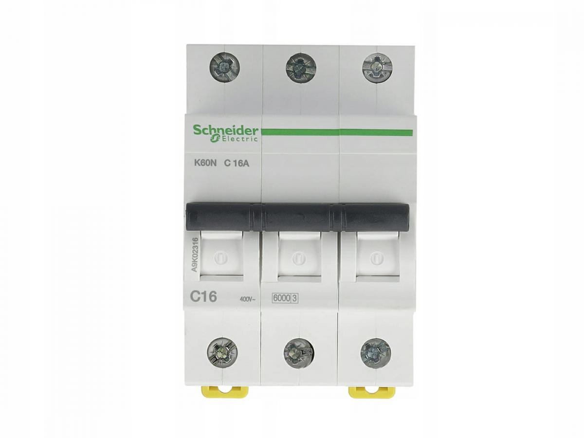 SCHNEIDER ELECTRIC Wyłącznik nadprądowy K60N-C16-3 C 16A 3-biegunowy