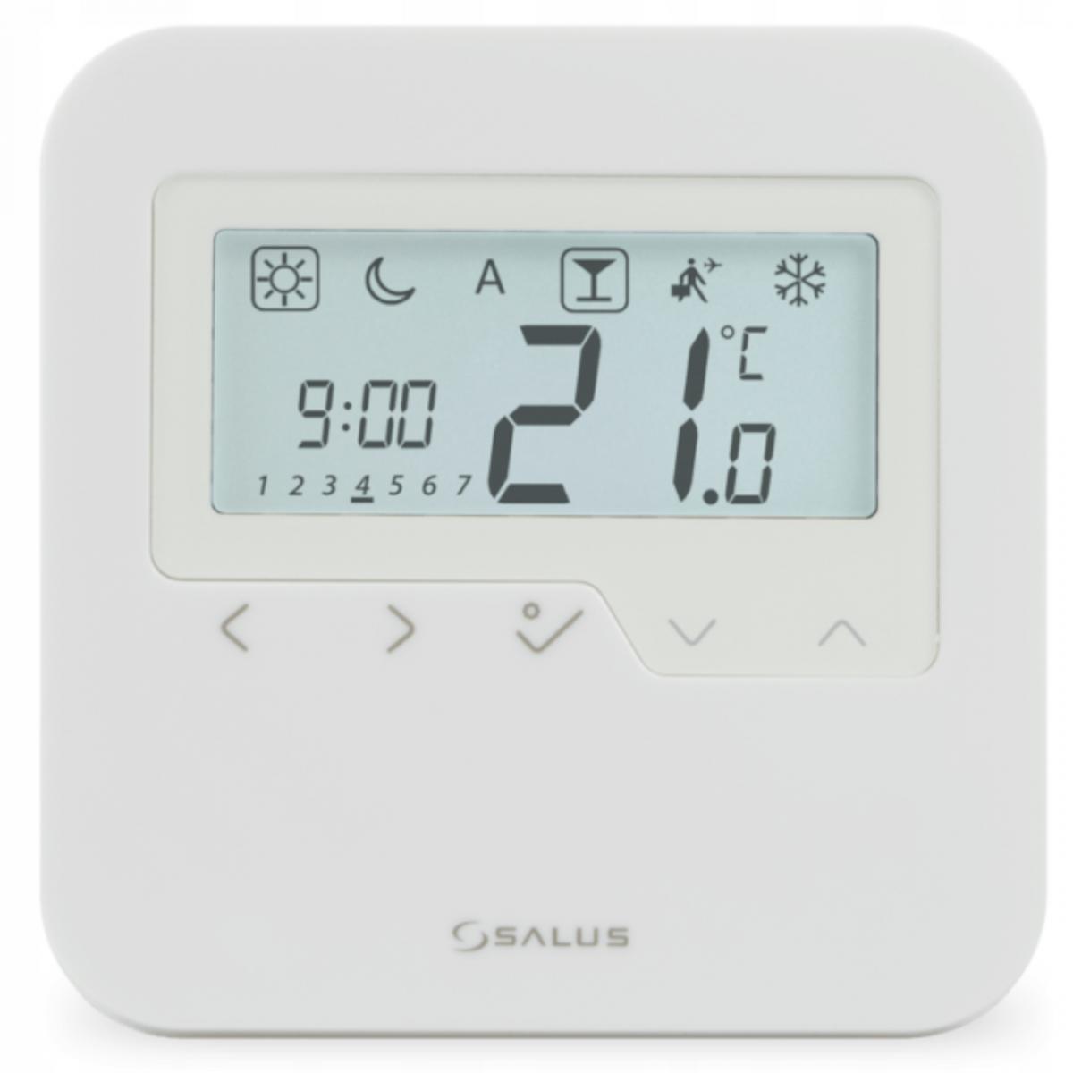 SALUS regulator przewodowy tygodniowy 230V biały natynkowy HTRP 230