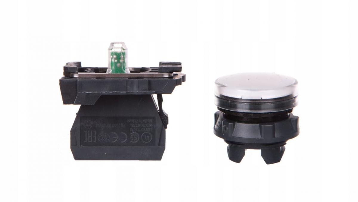 SCHNEIDER ELECTRIC Lampka sygnalizacyjna biała LED 24V plastikowa typowa