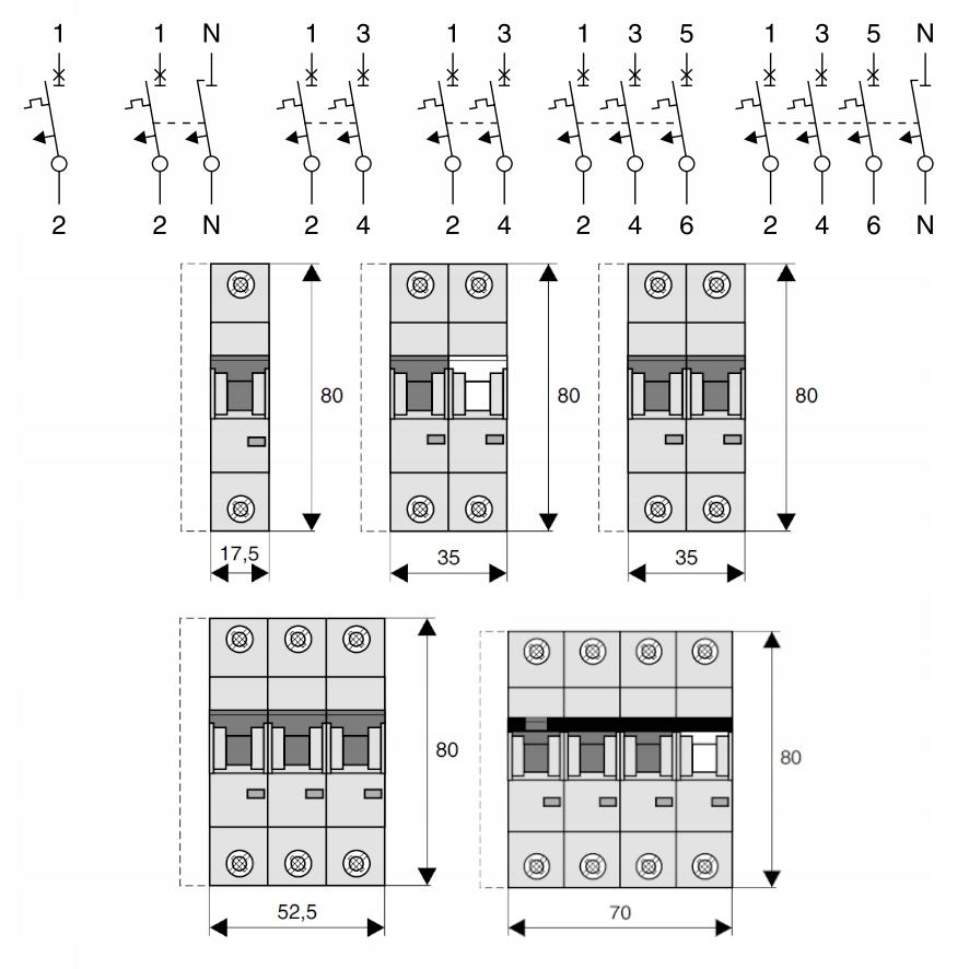 EATON Wyłącznik nadprądowy 6kA HN-B16/3