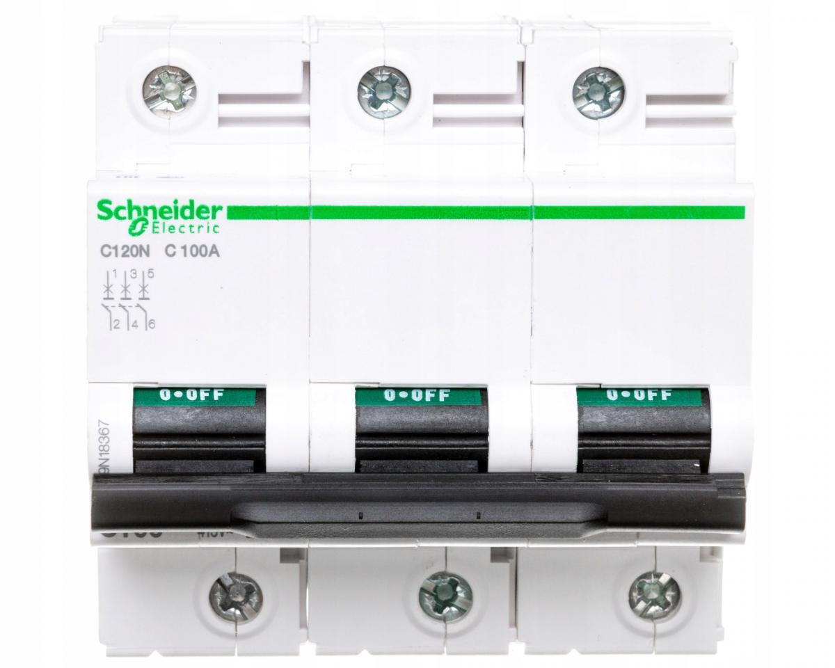SCHNEIDER ELECTRIC Wyłącznik nadprądowy C120N-C100-3 C 100A 3-biegunowy