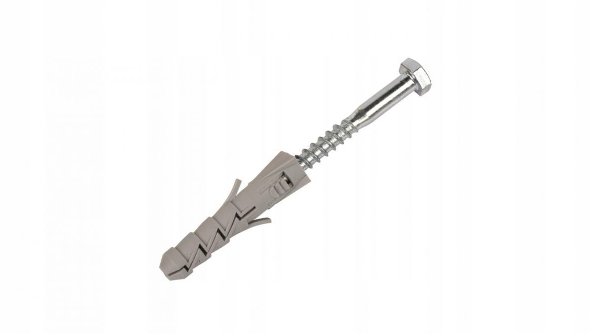 Kołek rozporowy FIX fi 12 z wkrętem z łbem sześciokątnym DIN 571 8,0x80 mm