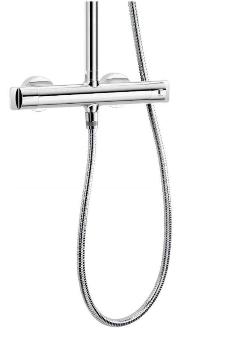 DEANTE Deszczownica z baterią prysznicową termostatyczną, chrom