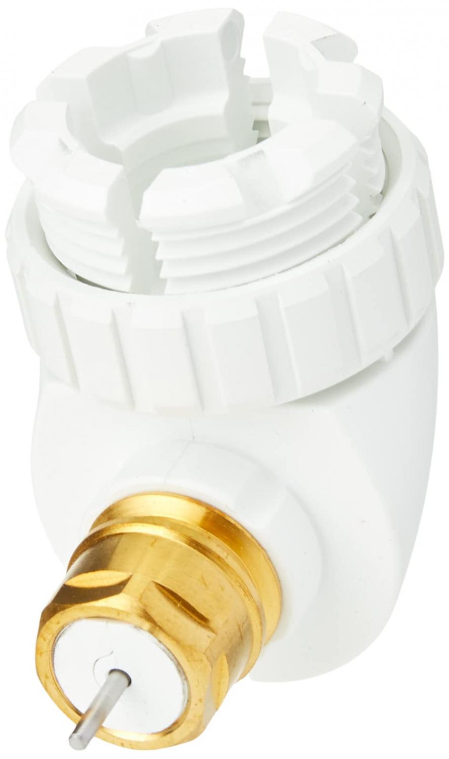 Adapter kątowy do grzejników z zaworami zintegrowanymi produkcji Danfoss