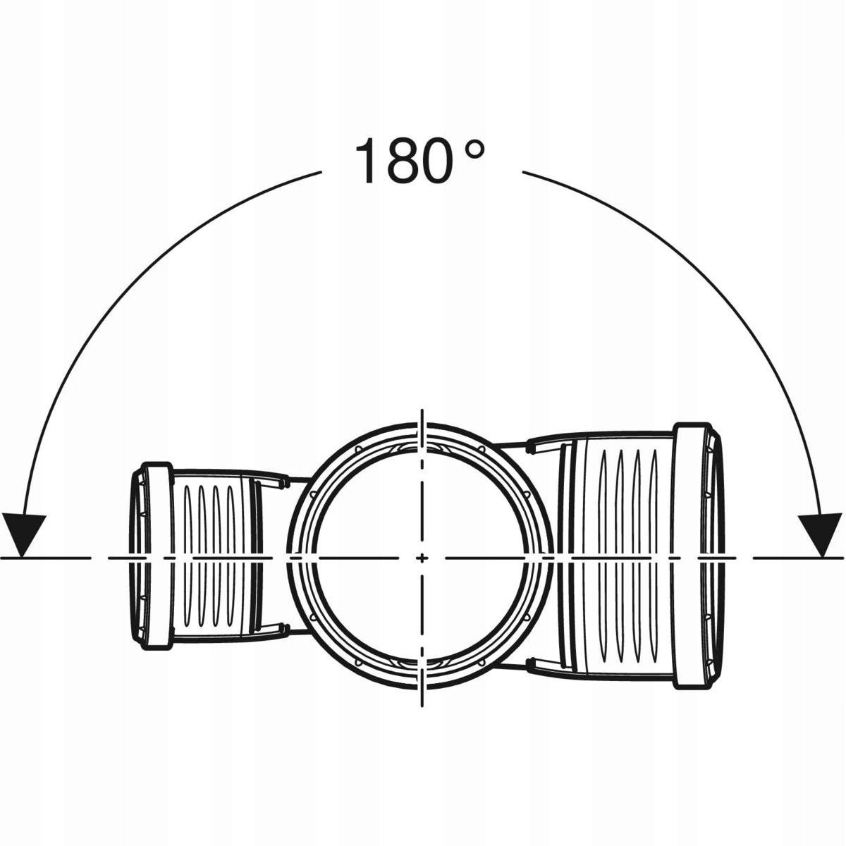 GEBERIT Czwórnik Geberit Silent-PP GTDA 87.5G d110/110/110