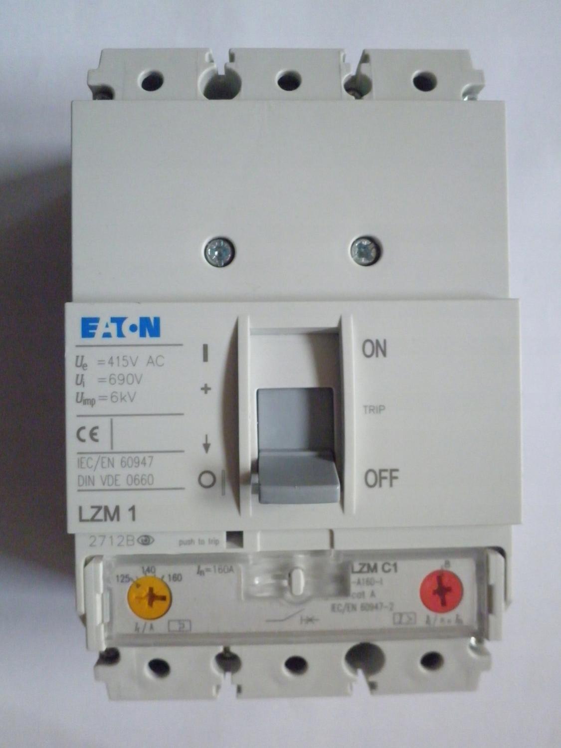 EATON Wyłącznik mocy LZM1, 3-biegunowy Ir=125-160A LZMC1-A160-I