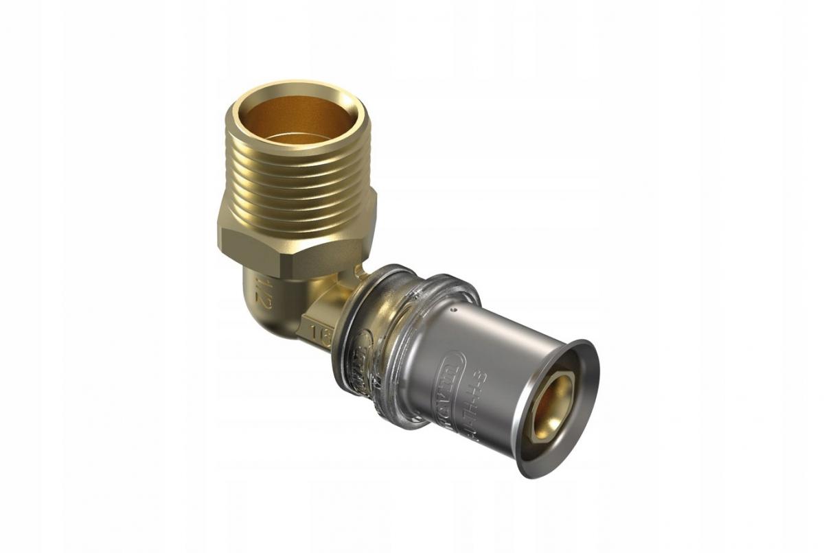 WAVIN Kolano z gwintem zewnętrznym 25 mm x 1 ” GZ 90° Tigris M5