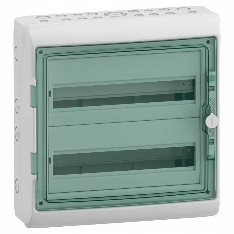 Obudowa natynkowa Mureva (dawna Kaedra) IP65 MRV-2-18-NT-T drzwi transparen