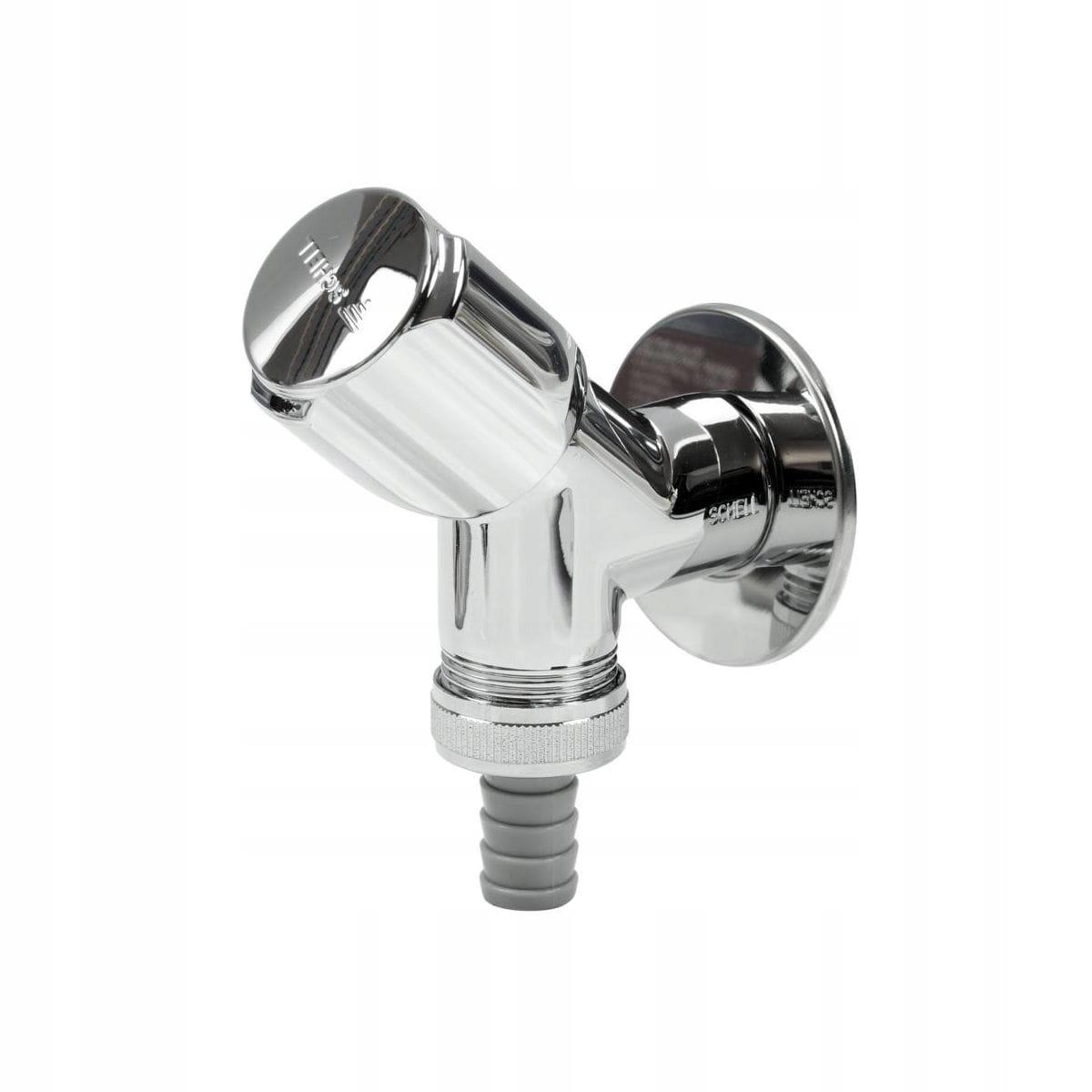 SCHELL Zawór skośny z blokadą strumienia 1/2 x 3/4 SCHELL COMFOR