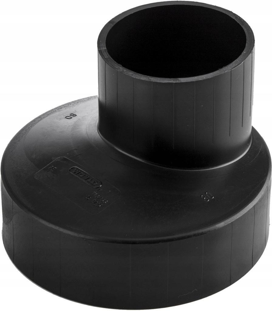 Redukcja PEHD 160x110mm S12.5 ekscentryczna, kolor czarny, QS (Quick Stream
