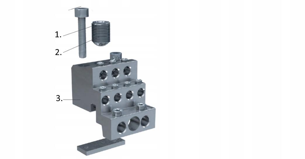 SIMET SUB 400 Blok rozdzielczy - uniwersalny Al/Cu 82080 SIMBLOCK szary