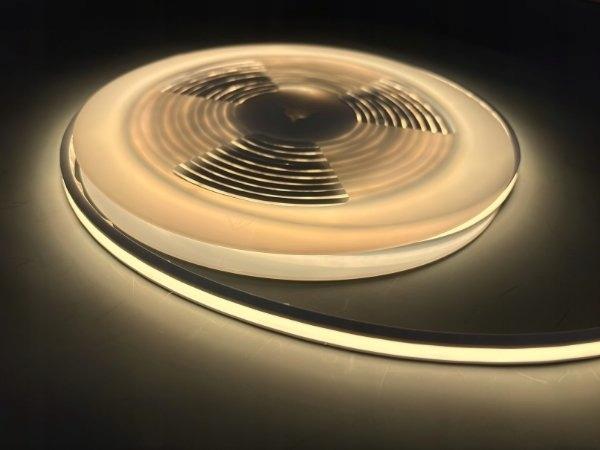 Taśma LED NEXTEC, 24V, COB, 10W, 480 LED, IP67, 3000K +/-100K, 90lm/W, RA>9