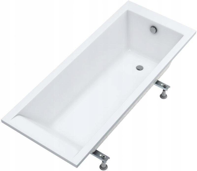ONNLINE Wanna prostokątna 170x70x40,5 cm z nogami w komplecie Onnline