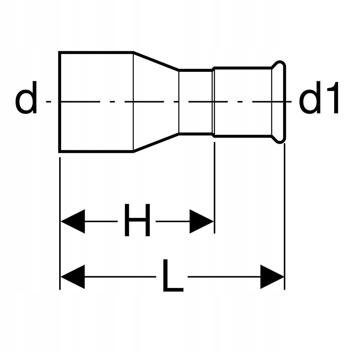 GEBERIT Redukcja Geberit Mapress Edelstahl d42-18