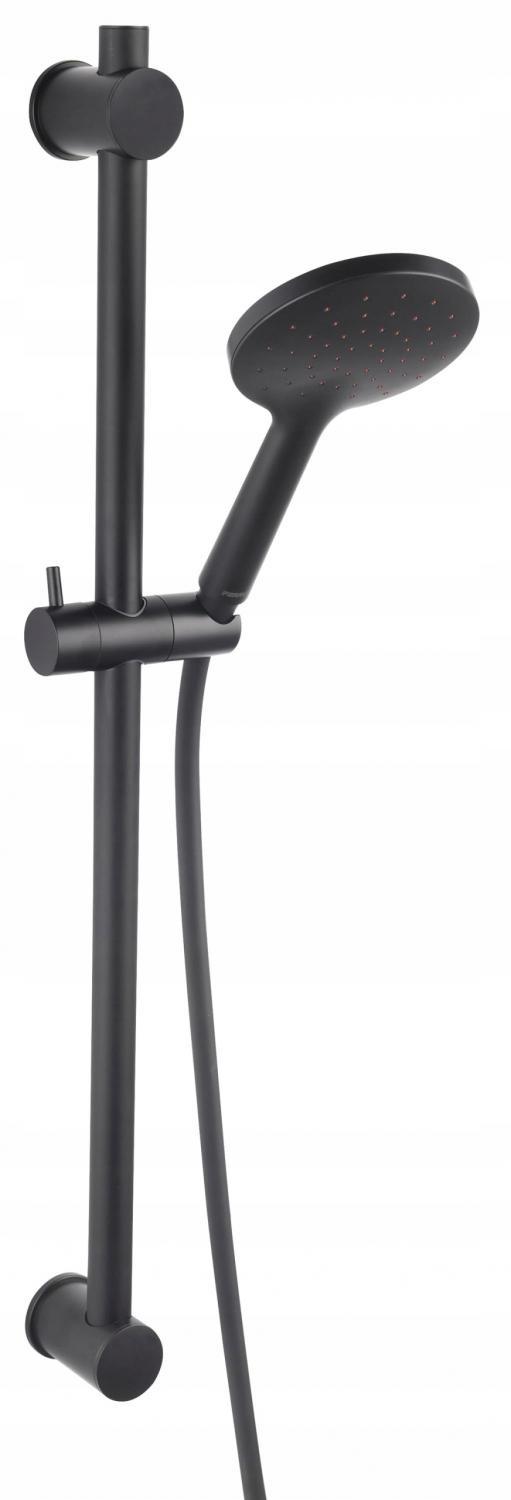FERRO Zestaw natryskowy przesuwny PHILA 1-funkcyjny, czarny